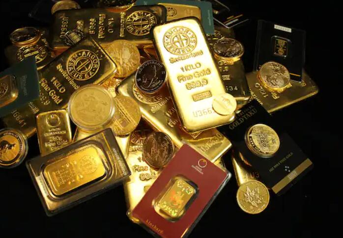 今天黄金和白银价格下跌 找出今天10克黄金的价格是多少