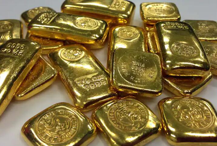 今天金银价格下跌 找出10克黄金的价格是多少